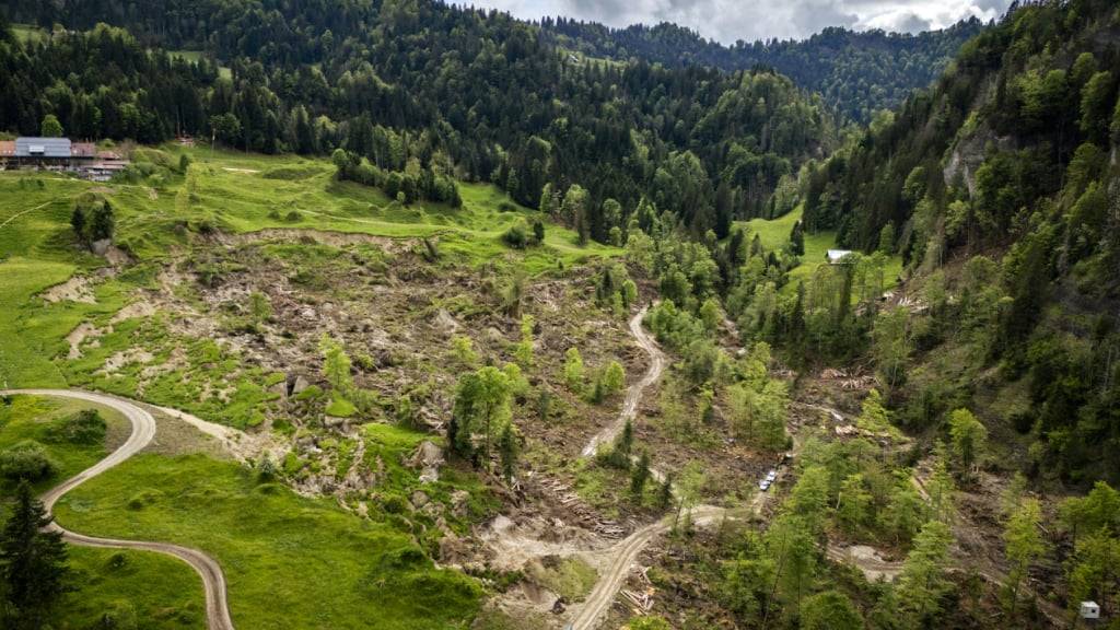 Hangrutsche wie hier im Luzerner Entlebuch sollen künftig mit satellitengestützten Bildern antizipiert werden können. (Symbolbild)