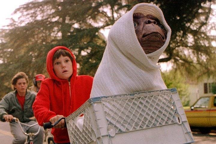 Die berühmte Szene aus E.T.