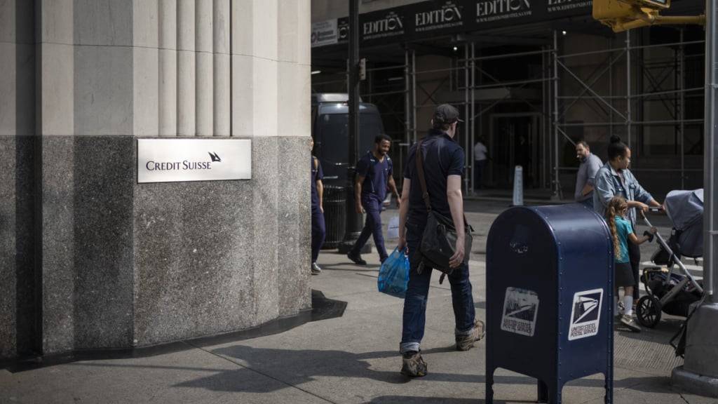 Die einstige Filiale der Credit Suisse an der New Yorker Madison Avenue, aufgenommen im Mai 2023. (Archivbild)