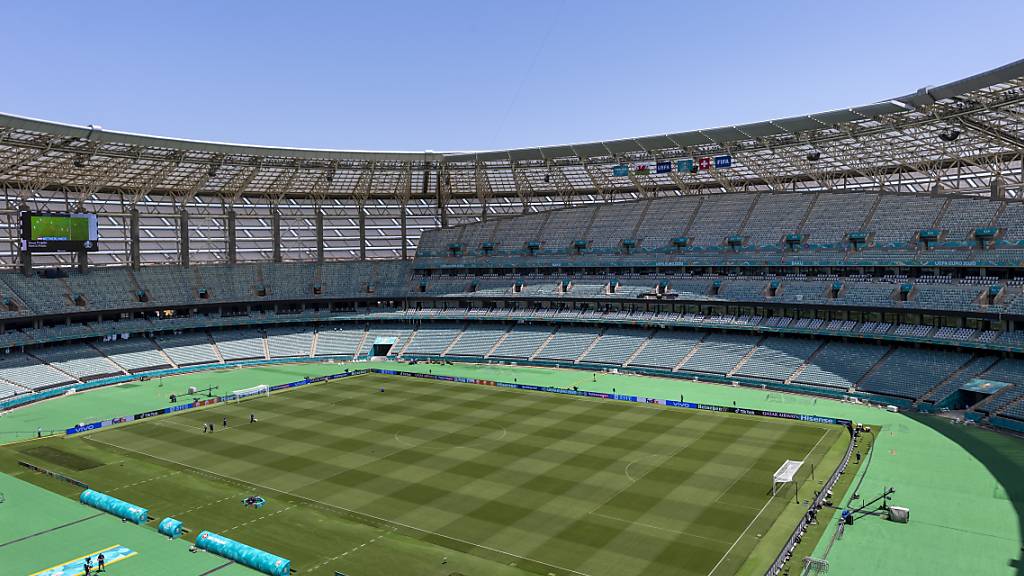 Das Olympiastadion von Baku: Hier startet die Schweiz am Samstag in die EM