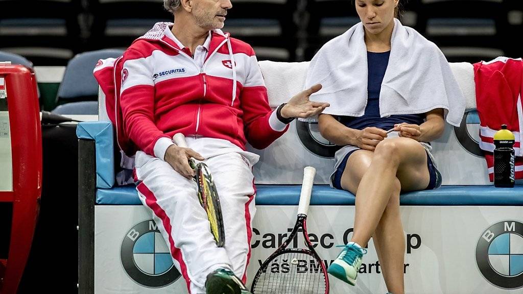 Heinz Günthardt und Viktorija Golubic treffen in der 1. Runde im Fed Cup 2020 auf Kanada