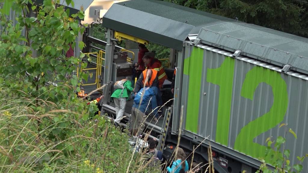 BLS-Zug in Boltigen entgleist