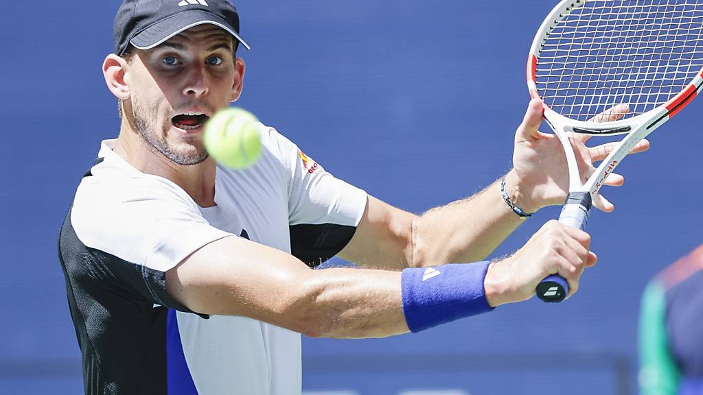 Konnte noch einmal einem grossen Publikum seine einhändige Rückhand präsentieren: Dominic Thiem im Arthur Ashe Stadium