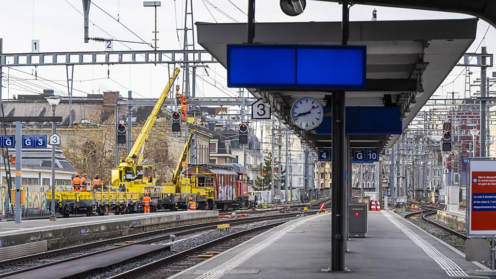 Zwanzig Stunden lang verkehrte kein einziger Personenzug durch den Genfer Bahnhof Cornavin.