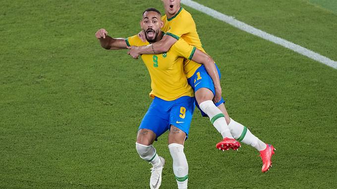 Brasiliens Fussballer zum zweiten Mal Olympiasieger