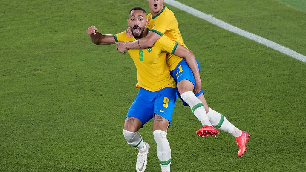 Der frühere Sittener Matheus Cunha (9) war einer der brasilianischen Torschützen zum Olympiasieg