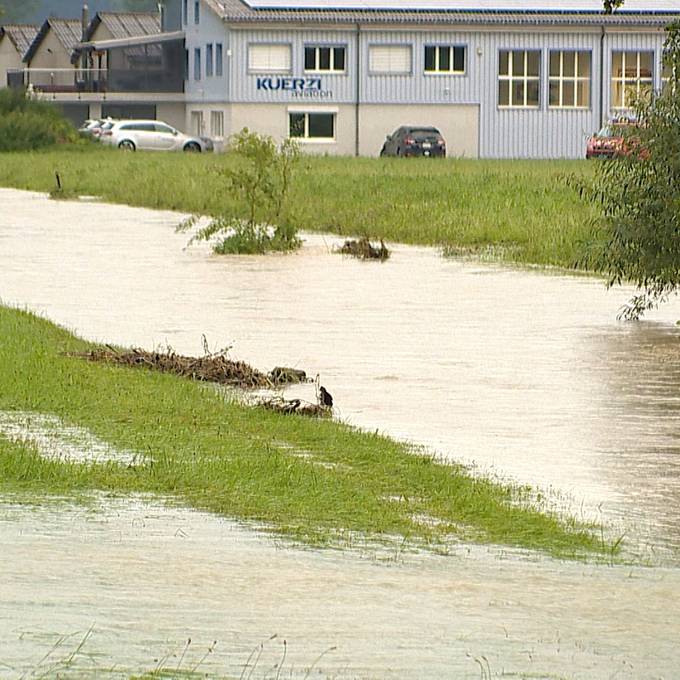 Hochwasserwarnungen für Sitter und Thur – Notfallnummern ausgefallen