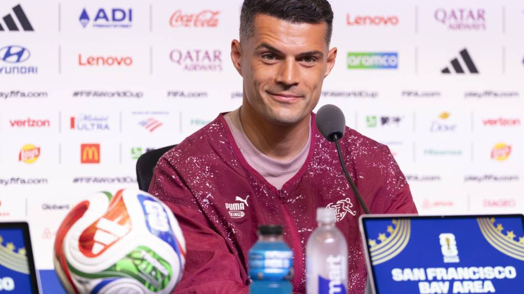 Granit Xhaka, Captain der Schweizer Nationalmannschaft, blickt dem WM-Start entgegen