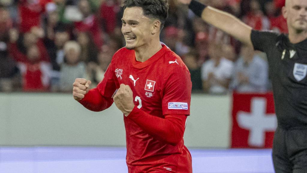 Fabian Rieder bringt die Schweiz mit seinem Treffer gegen Nordmazedonien auf Kurs