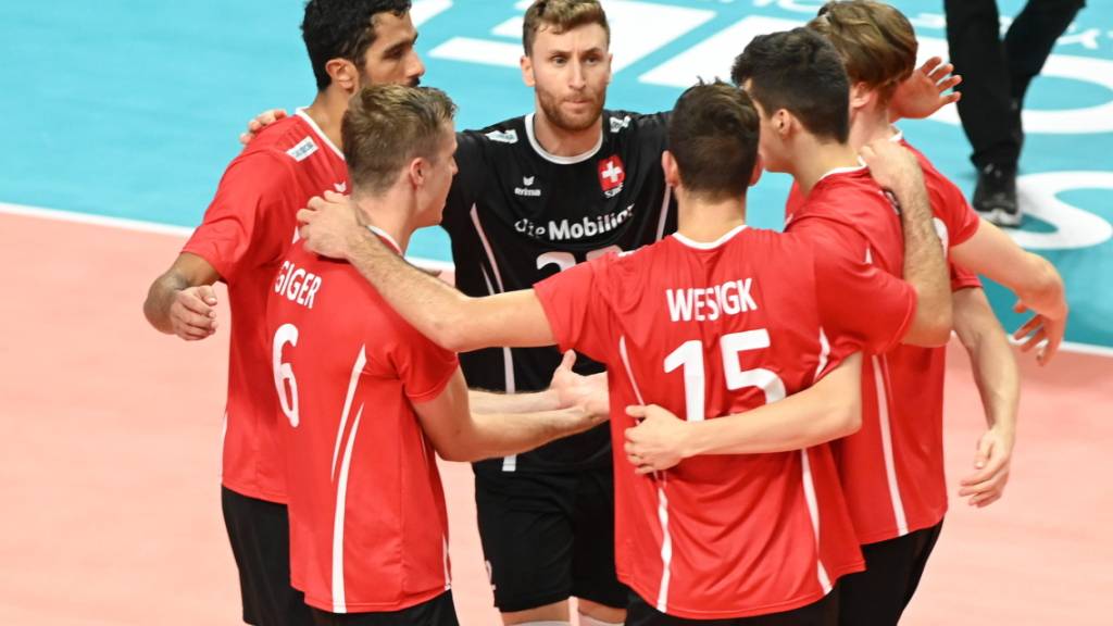 Die Schweizer Volleyball-Männer beweisen an der EM Kampfgeist