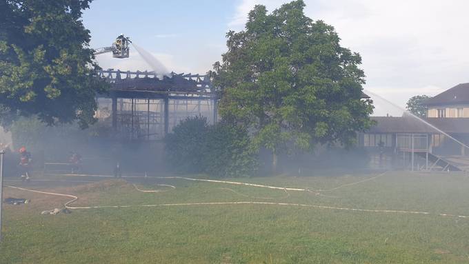 Brand in Güttinger Turnhalle gelöscht