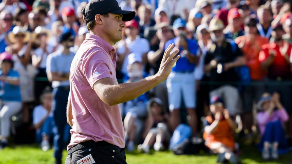 Ludvig Aberg zeigte vor dichten Rängen in Crans-Montana eine tolle Schlussrunde
