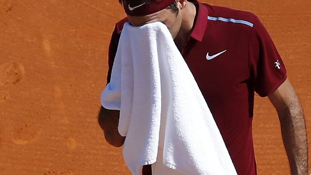 Am Ende den Durchblick verloren: Roger Federer verlor in Monte Carlo in drei Sätzen gegen Jo-Wilfried Tsonga