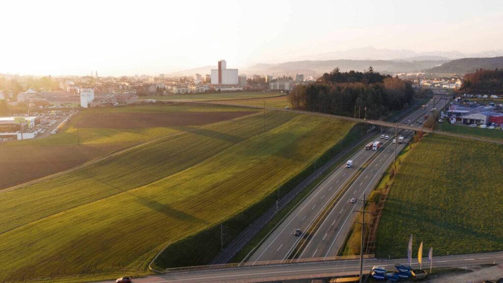 Das Gebiet im Westen der Stadt Wil soll zum Wirtschaftsareal entwickelt werden.