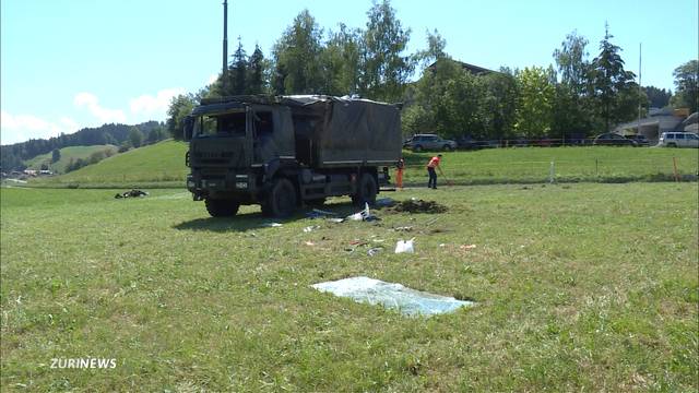 Armee-Unfall: Soldat schwebt in Lebensgefahr