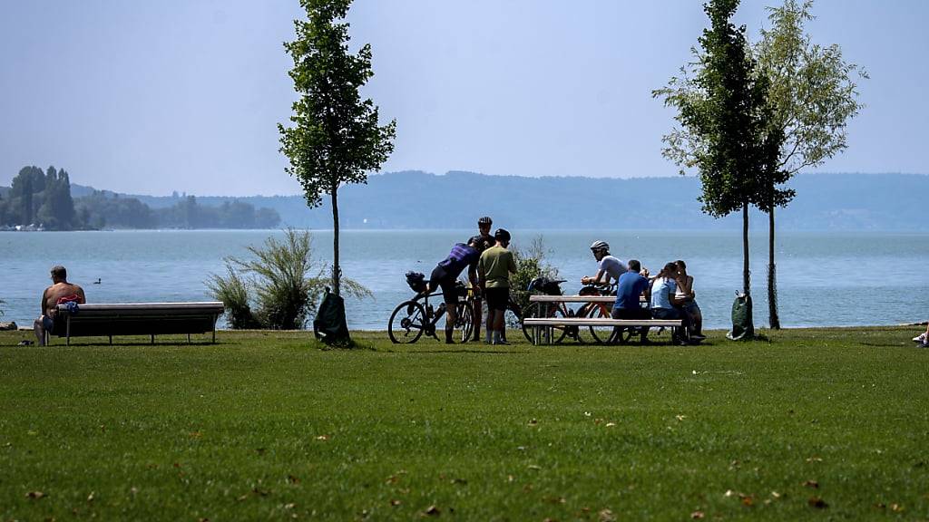 Im Bielersee ist am Freitagbend ein Schwimmer gestorben. (Archivbild)