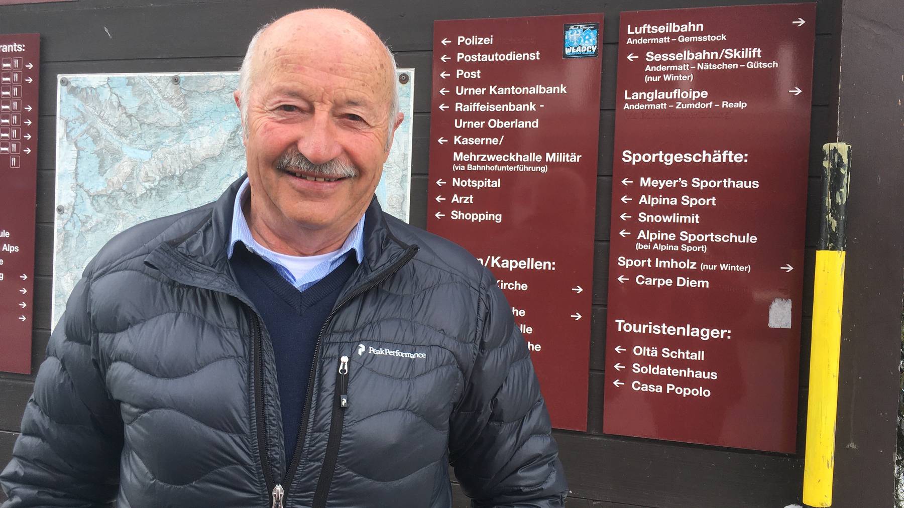 Hans Regli-Simmen ist Gemeindepräsident von Andermatt. 