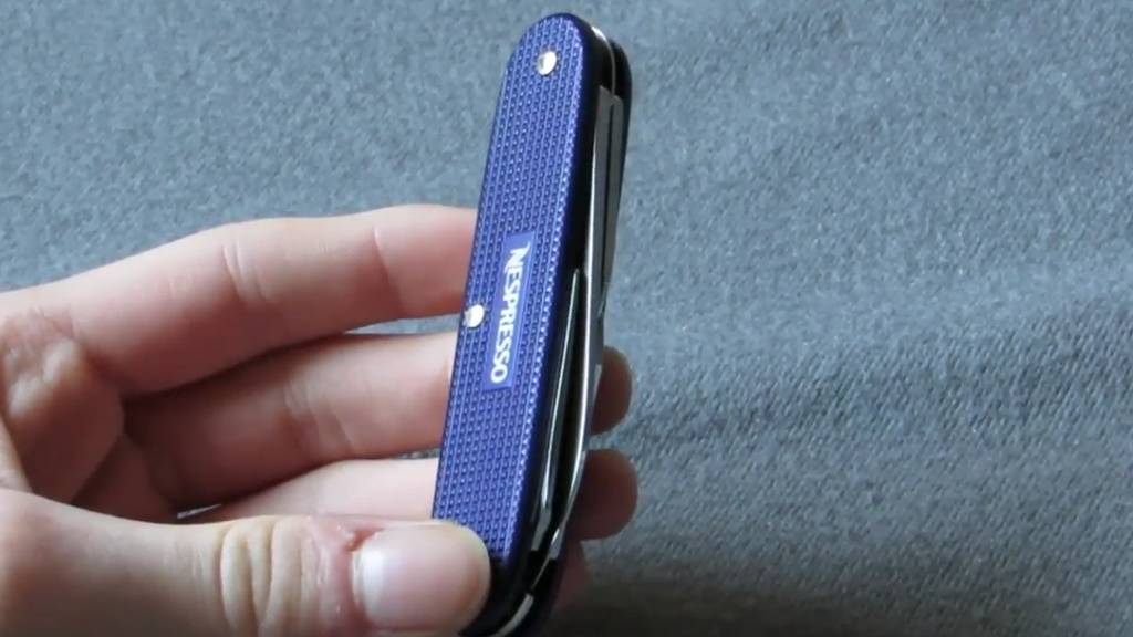 Aus Nespressokapseln wird ein Sackmesser!