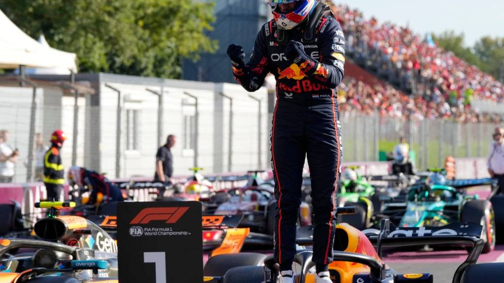 Max Verstappen ist im Qualifying in Monza schneller als die McLaren- und Ferrari-Piloten