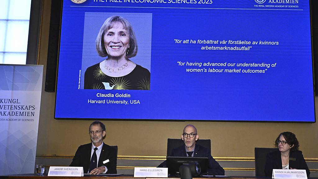 Die US-Ökonomin Claudia Goldin hat den Wirtschaftsnobelpreis erhalten. Das verkündete am Montag die Königlich-Schwedische Akademie der Wissenschaften.