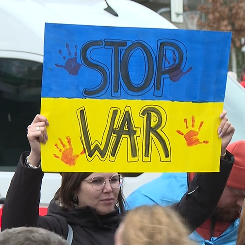 Solidarität für die Ukraine – so lief die Kundgebung in Bern