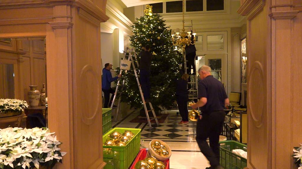 Advent im Luxushotel – riesiger Aufwand im Baur au Lac