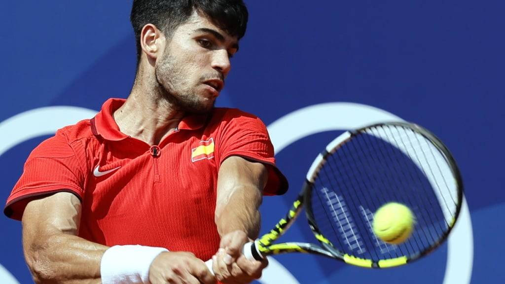 Carlos Alcaraz ist auch am Olympia-Turnier in Roland-Garros auf Titelkurs