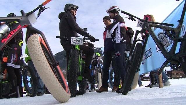 Mit dem Bike die Piste runter