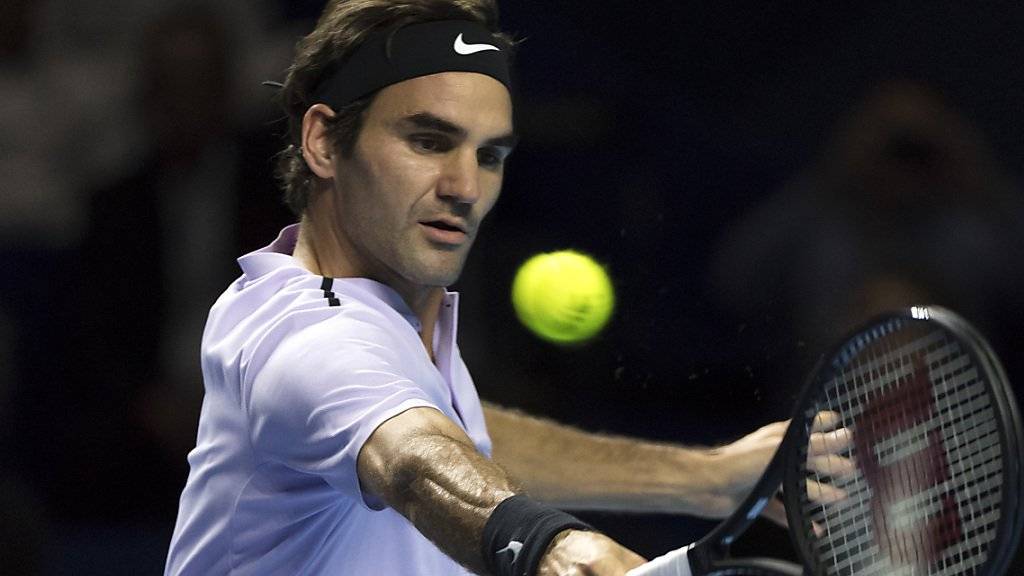 Roger Federer hatte einen kurzen Arbeitstag.