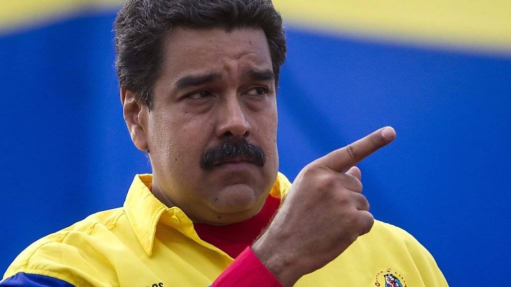 Hat Mühe damit, die Wahlniederlage seiner Partei zu akzeptieren: Venezuelas Präsident Nicolas Maduro. (Archivbild)