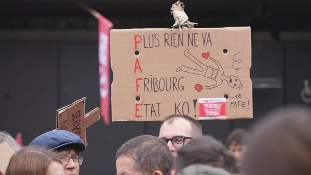 3000 Menschen demonstrieren in Freiburg gegen Sparpläne