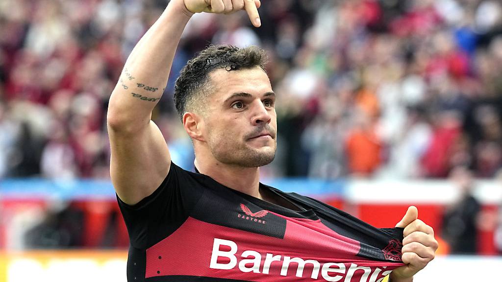 Granit Xhaka hat mit Leverkusen den zweiten Titel im Visier