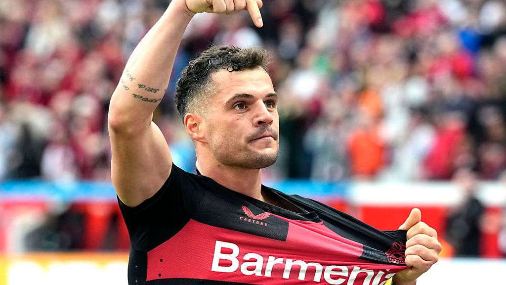 Für Granit Xhaka sollen noch zwei weitere Titel in dieser Saison mit Leverkusen folgen, der erste am Mittwochabend in Dublin