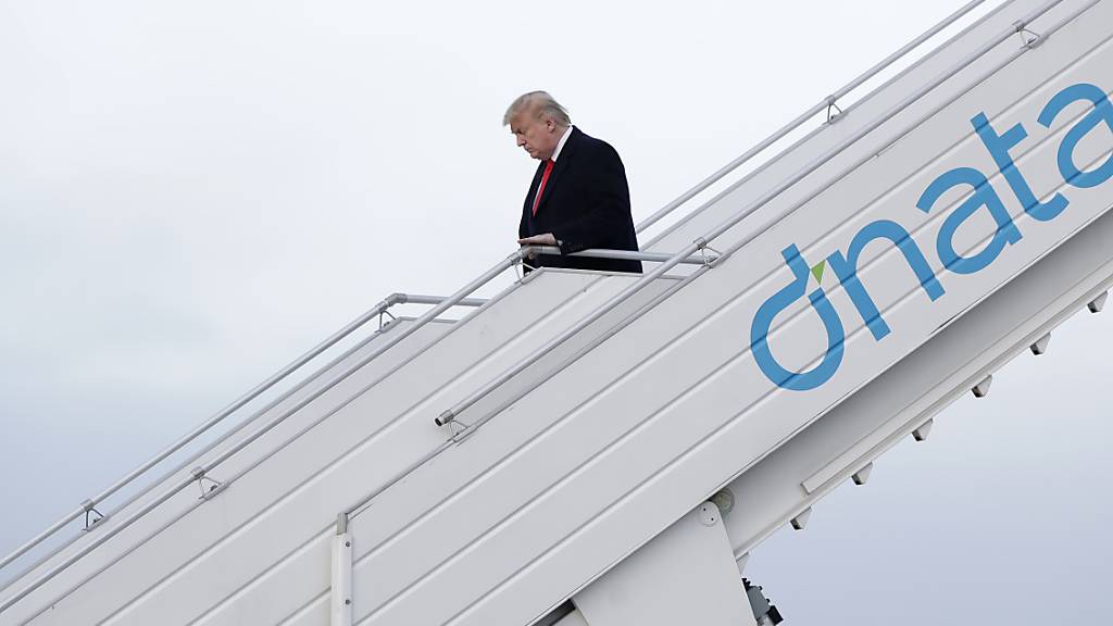 US-Präsident Donald Trump ist in Zürich angekommen