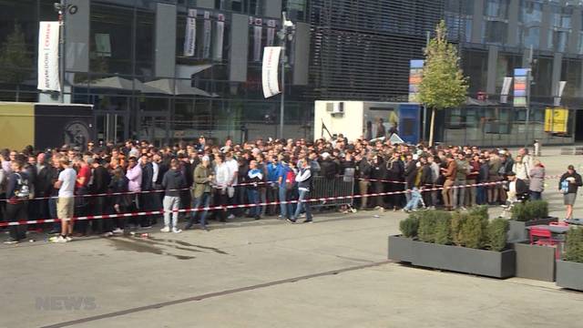 Champions Legaue Vorverkauf: YB-Fans stehen die ganze Nacht Schlange