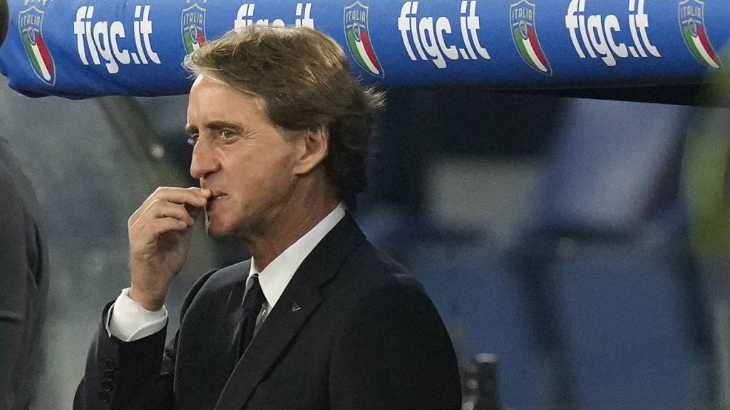 Italiens Coach Roberto Mancini muss ein hartes Los registrieren.