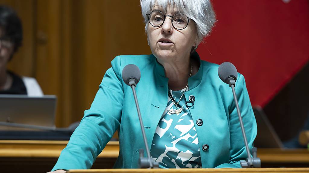 Bundesrätin Elisabeth Baume-Schneider hofft am Donnerstag in Brüssel auf eine baldige Lösung im Streit um den EU-Krisenmechanismus im Asylbereich. (Archiv)