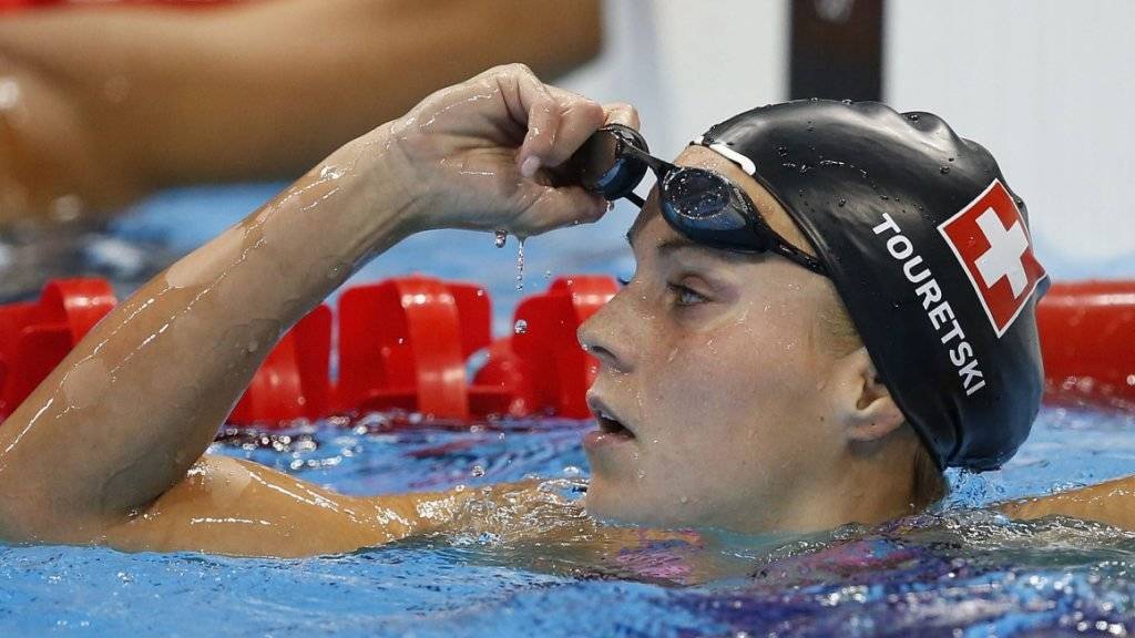Sasha Touretski schwimmt in Kasan über 50 m Delfin so schnell wie noch keine Schweizerin