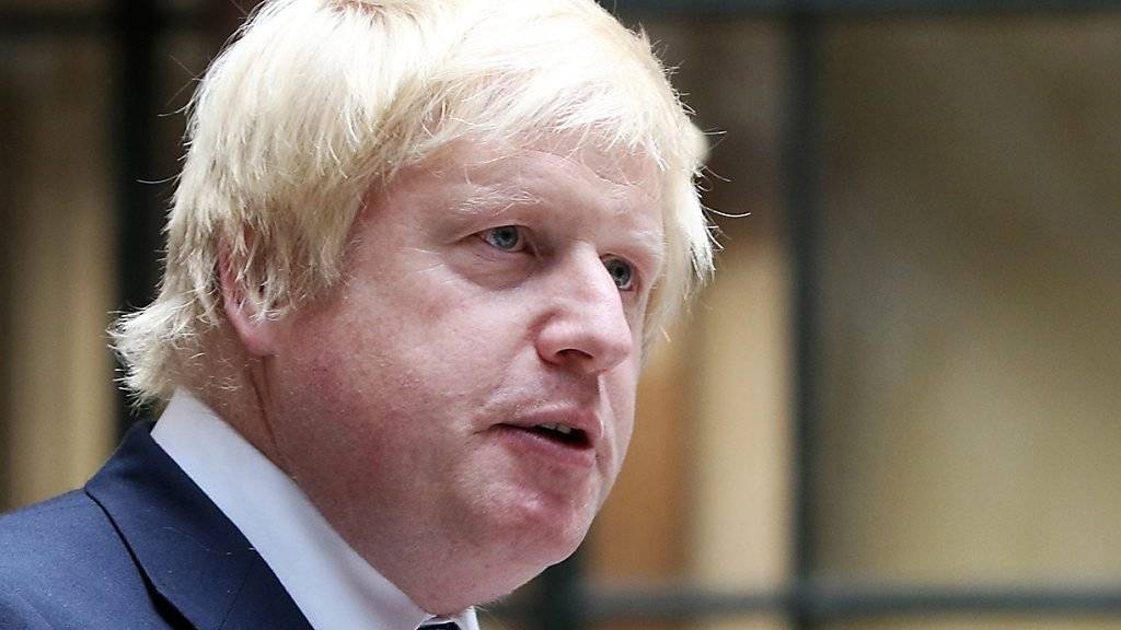 Auf dem Weg nach Brüssel gestoppt: Neuer britischer Aussenminister Boris Johnson erlebt Notlandung. (Archivbild)