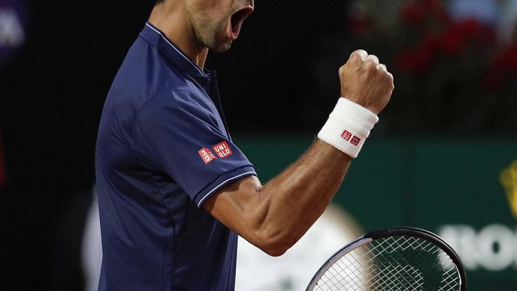Novak Djokovic jubelt: Er steht in Rom im Final