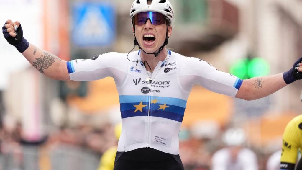 Die niederländische Europameisterin Lorena Wiebes ist im Sprint erneut die Stärkste. (Archivbild)