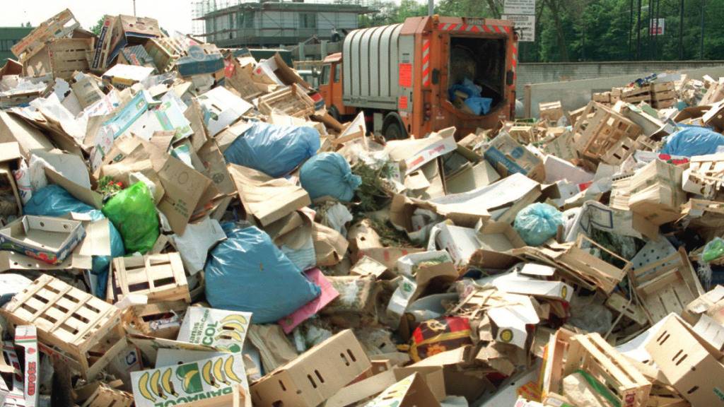 Müllberge sollen künftig in Frankreich der Vergangenheit angehören. (Symbolbild)