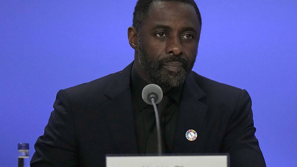 Idris Elba, Schauspieler und Botschafter des Internationalen Fonds für landwirtschaftliche Entwicklung (IFAD), fordert mehr Gehör für schwarze Stimmen in der Klimakrise. Foto: Alastair Grant/AP/dpa