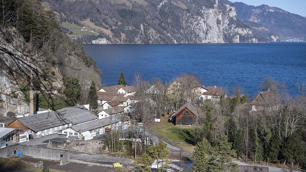 Das Gelände der ehemaligen Sprengstofffabrik Cheddite auf der Halbinsel Isleten. (Archivbild)