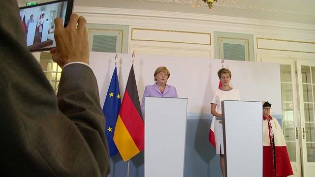 Angela Merkel in Bern
