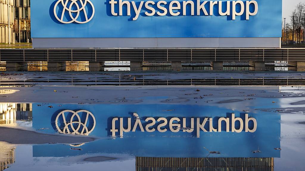 So präsentiert sich Thyssenkrupp an seinem Hauptsitz in Essen D. (Archivbild)