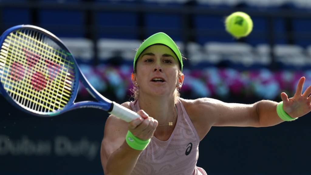 Verliert den ersten Satz, kommt aber ohne Probleme weiter: Belinda Bencic übersteht in Dubai die Startrunde