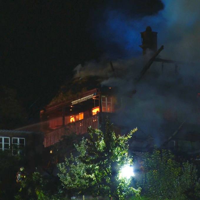 Bauernhaus in Kaufdorf bei Brand zerstört