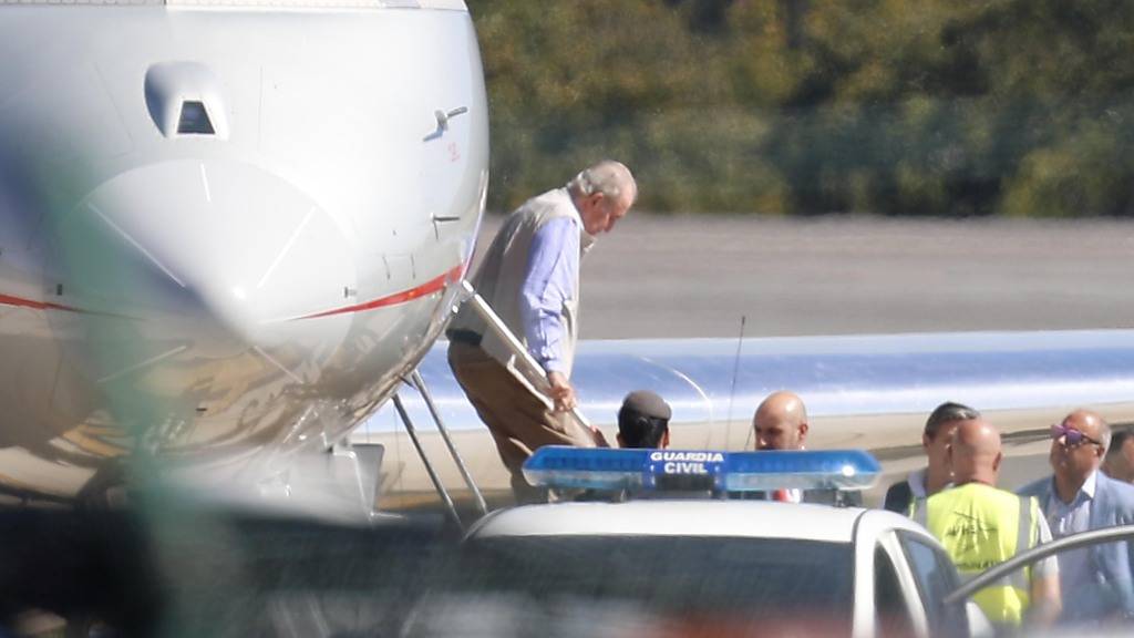 Der in Abu Dhabi im Exil lebende Altkönig Juan Carlos ist zu einem neuen Heimatbesuch in Spanien eingetroffen. Foto: Javier Vázquez/EUROPA PRESS/dpa