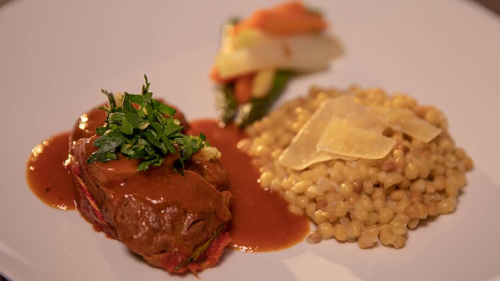 Ossobuco und Fregola Sarda von Susy